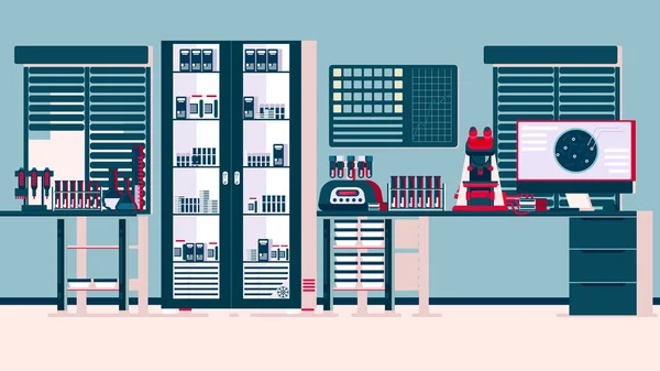 Tıbbi Laboratuar illüstrasyon