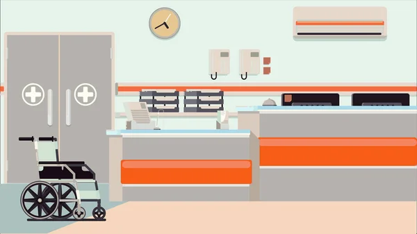 Hastane Resepsiyon illüstrasyon