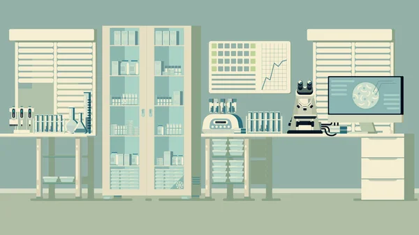 Tıbbi Laboratuar illüstrasyon