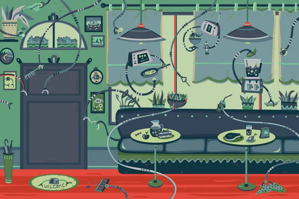 Restoran ile robotlar