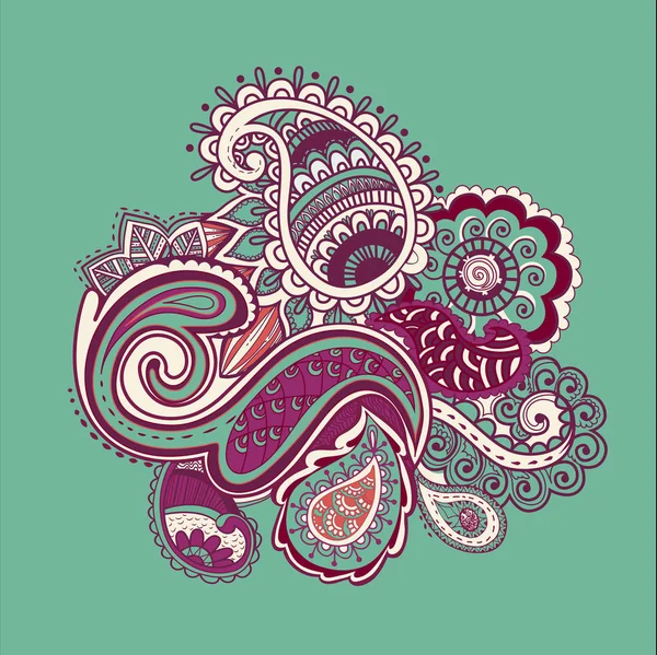 Çiçek desen Bright soyut duvar kağıdı vintage