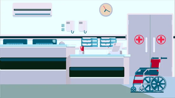 Hastane Resepsiyon illüstrasyon