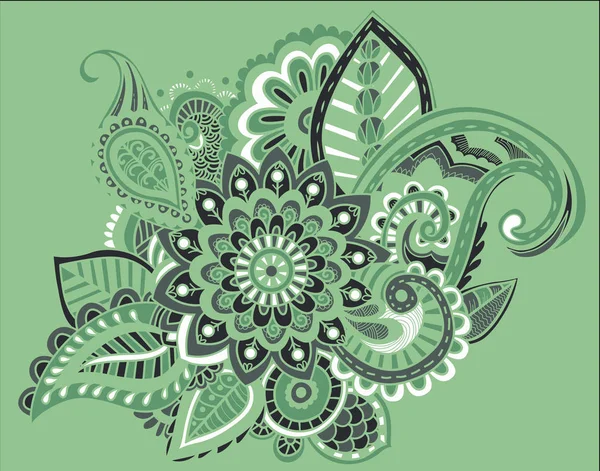 Çiçek desen Bright soyut duvar kağıdı vintage