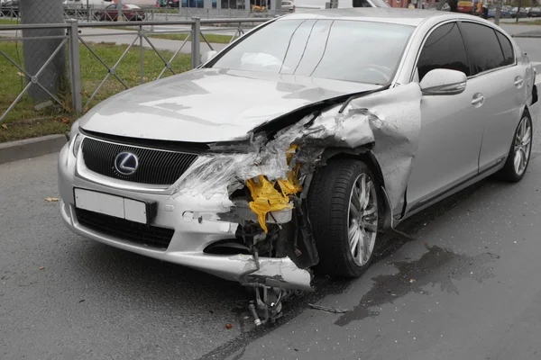 Accident Lexus crash — Stock Photo, Image