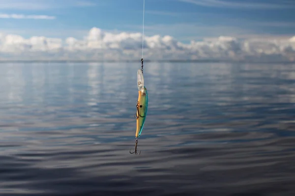 Vacillant sur la ligne de pêche — Photo