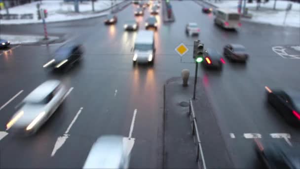 Speed main road — Stock Video