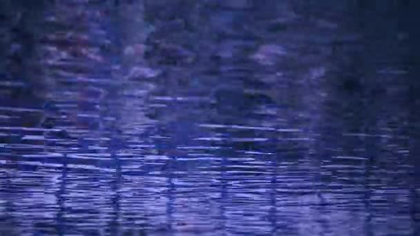 Luminoso sfondo blu acqua — Video Stock