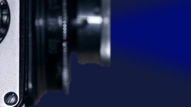 retro film fotoğraf makinesi makro çekim