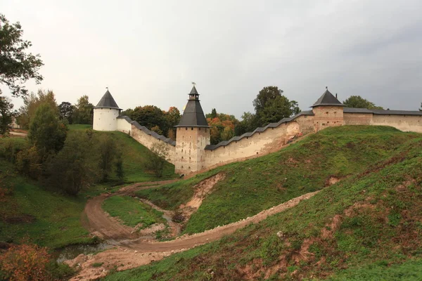 强大的中世纪堡垒风景 — 图库照片
