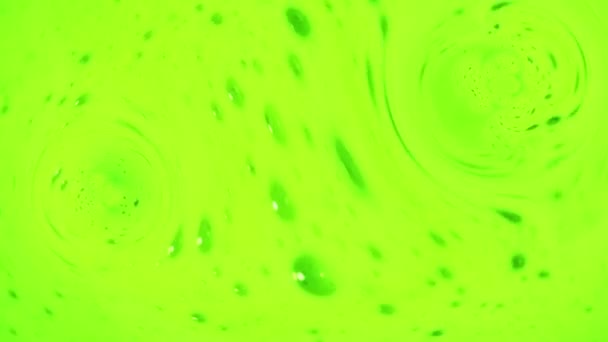 Clorofila Verde fundo fluorescente — Vídeo de Stock