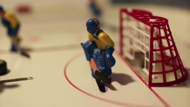 Cíl lední hokej — Stock video