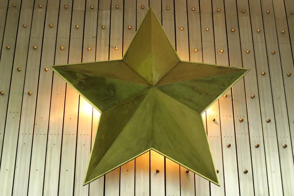 Estrela lâmpada de parede decorativa — Fotografia de Stock