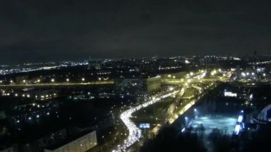 gece zaman atlamalı, St. Petersburg manzarası