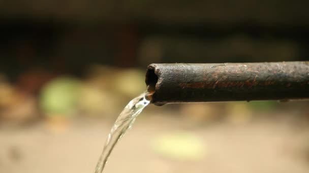 Fuente Agua Potable Suministro Agua — Vídeos de Stock