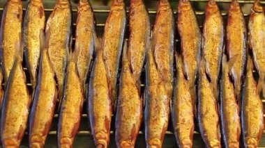 ızgarada balık vendace yakın füme