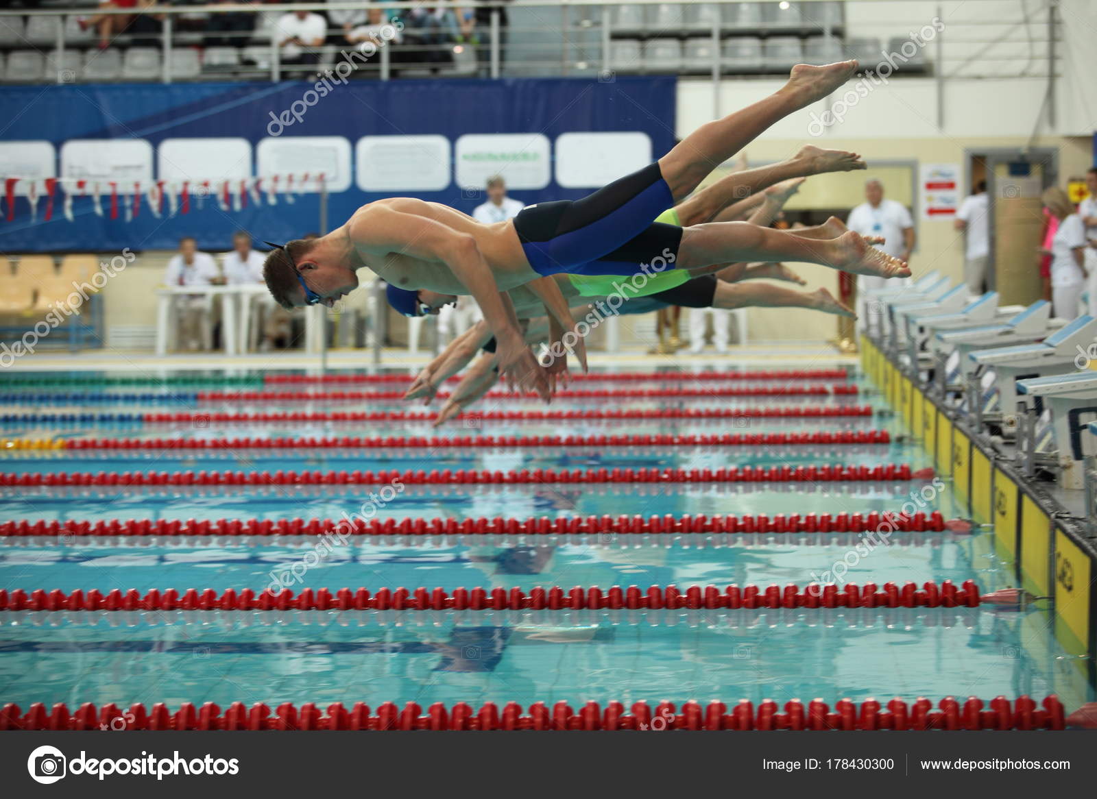 Swimmers At The Start Jump Stock Editorial Photo C Mrivserg Swimmers At The Start Jump Stock Editorial Photo C Mrivserg