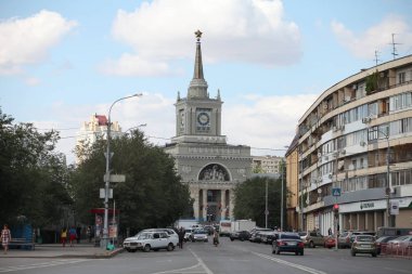  Tren istasyonu cityscape görkemli Binası