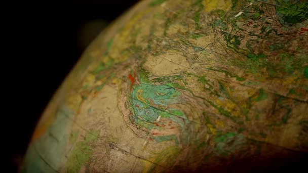 Globe Antique Tourne Près — Video