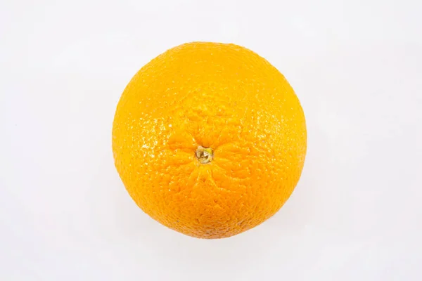 Full Fledged Fresh Orange Its Shadow Studio Photography — Stock Photo, Image