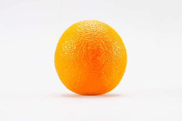 Full Fledged Fresh Orange Its Shadow Studio Photography — Stock Photo, Image