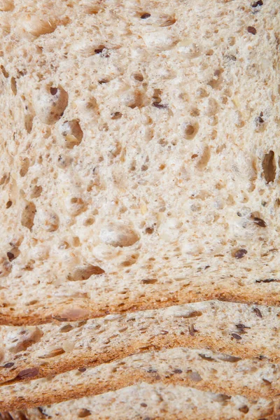 Scheiben Vollkornbrot Nahaufnahme — Stockfoto