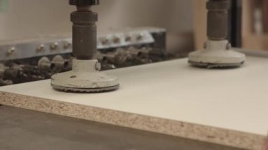 Bir Ahşap doğrama Atölyesi'nde