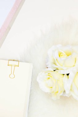 Şık kozmetik dekorasyon arka plan 