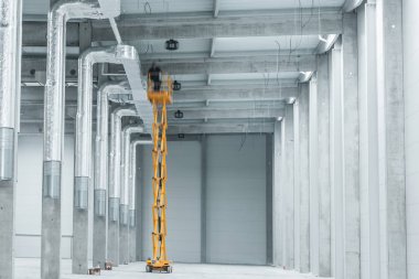 ilerleme salonda inşa 