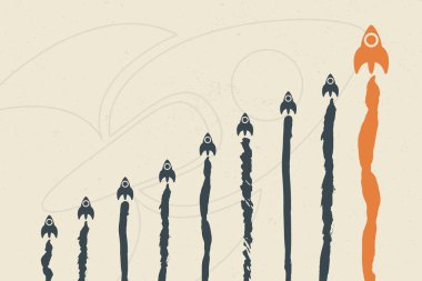 İş başlangıç fikir kavramı.