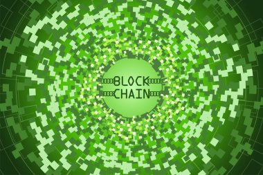 Blockchain teknoloji ve veri kavramı.