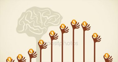 Crowdfunding ve finansal kavramı.