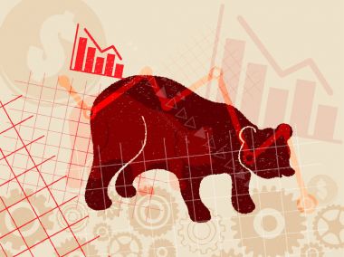 Finans ve Borsa yatırım Pazar kavramı.