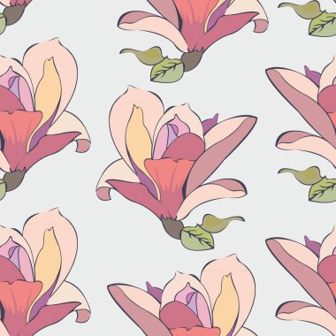 Çiçeklerle kusursuz desen