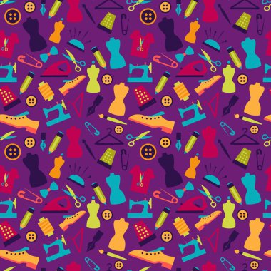 Dikiş aksesuarları ile Seamless Modeli