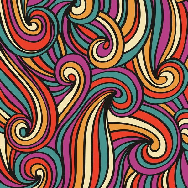 Abstraktní pozadí s jemné barevné vlny — Stockový vektor
