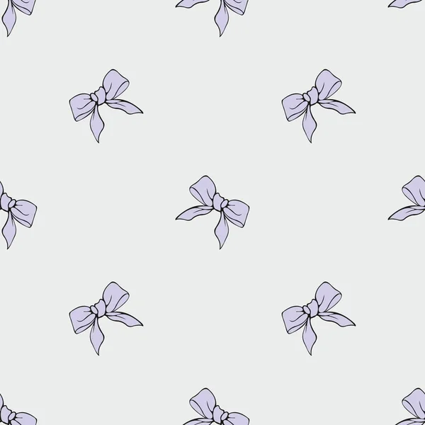 Rubans violets. Modèle sans couture pour votre conception — Image vectorielle