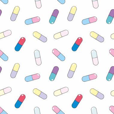 Hapları. Renkli seamless modeli. Vektör