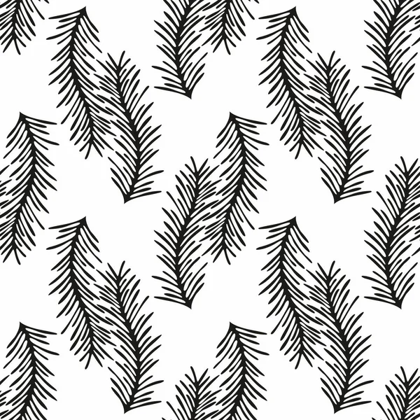 Stilize dal. Sorunsuz vektör arka plan