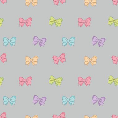 Renkli yay. Vektör seamless modeli