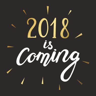 Kartpostal yazıt altın ile yazılı bir el ile