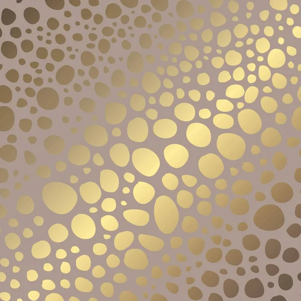 Patrón abstracto dorado de lujo con un fondo marrón . — Vector de stock