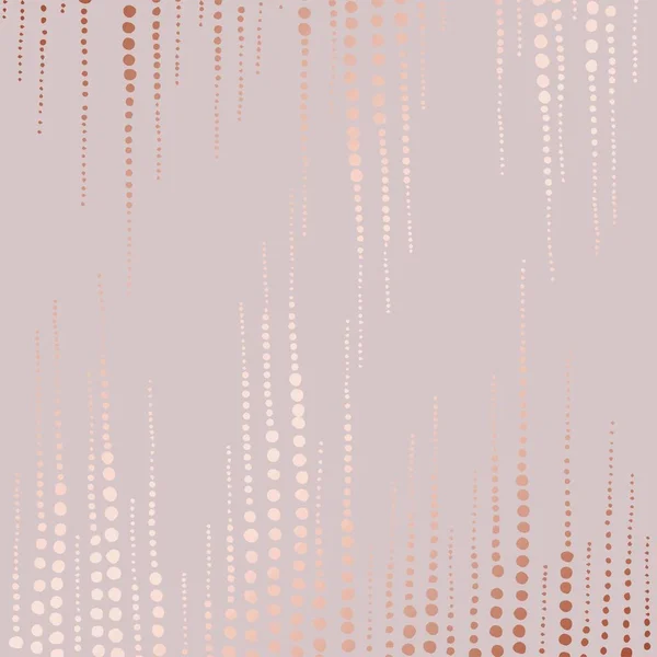 Abstract vector patroon met rose gouden imitatie — Stockvector