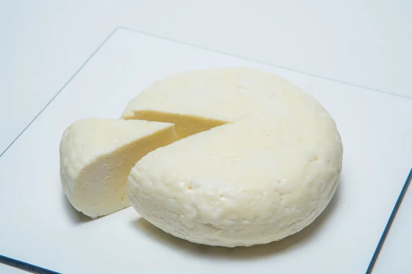 Queso tradicional ruso Adygei — Foto de Stock