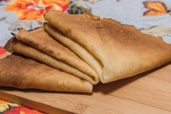 Bolos de manteiga tradicionais para a semana de panquecas russas — Fotografia de Stock