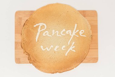 Buttercakes Rus krep hafta için geleneksel