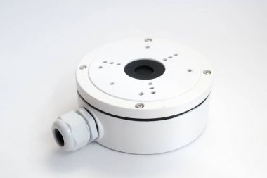 Kamera veya beyaz arka plan üzerinde izole Cctv için tutucu