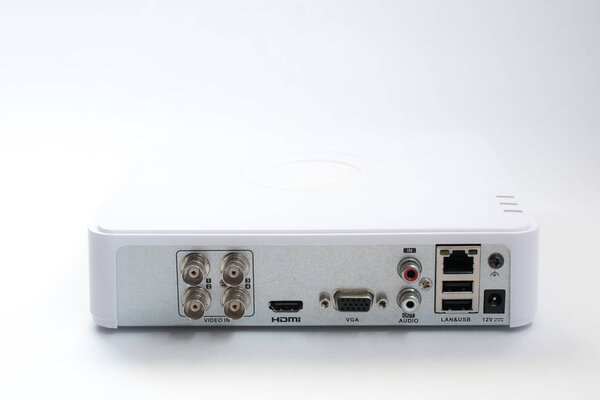 Generic Internet networking device router isolated over the white background