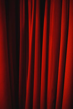 Sanatsal stil - grunge tiyatro kırmızı perde arka plan