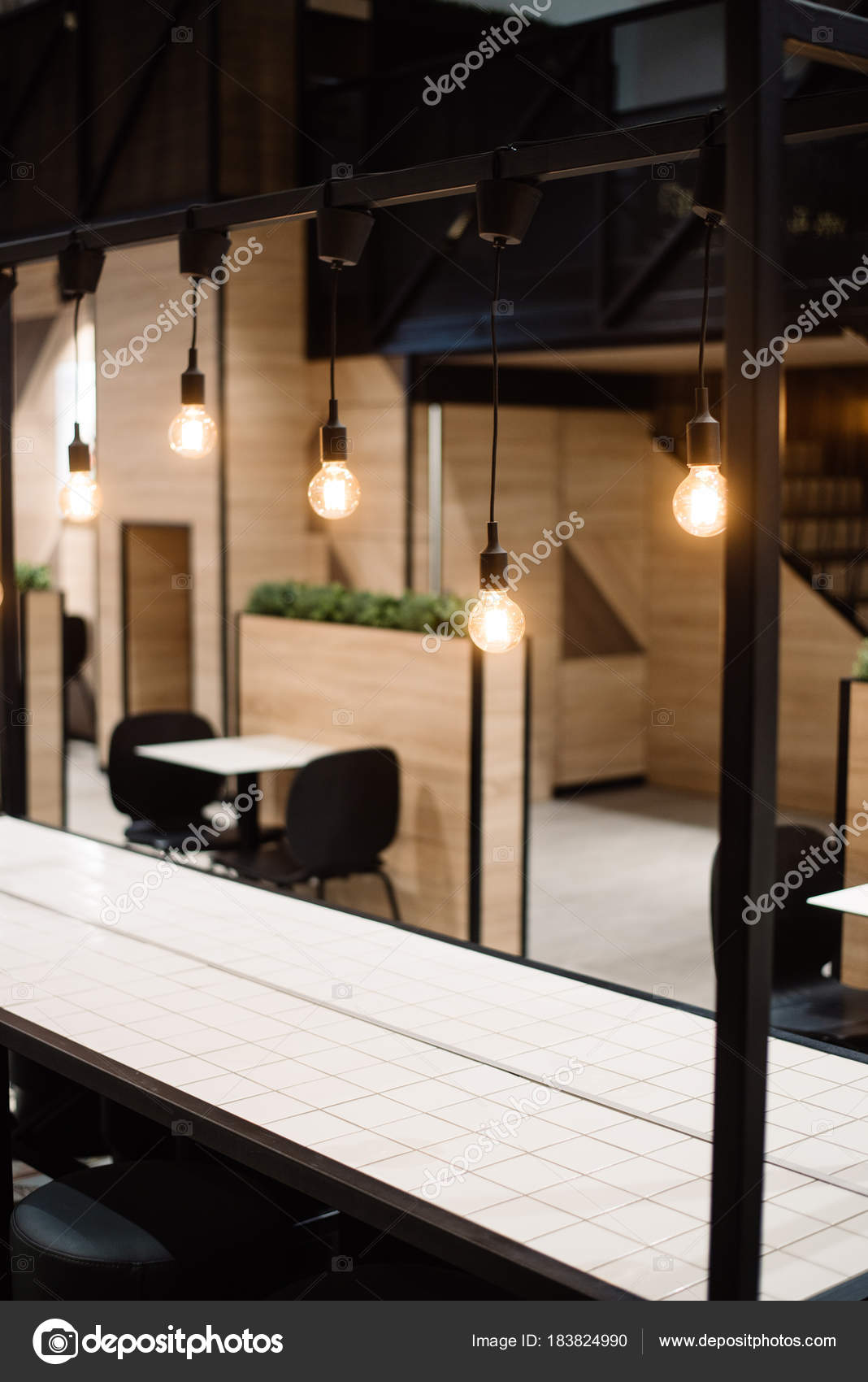 Modern Rustic Coffee Shop Rustic Stylish Interior Of A