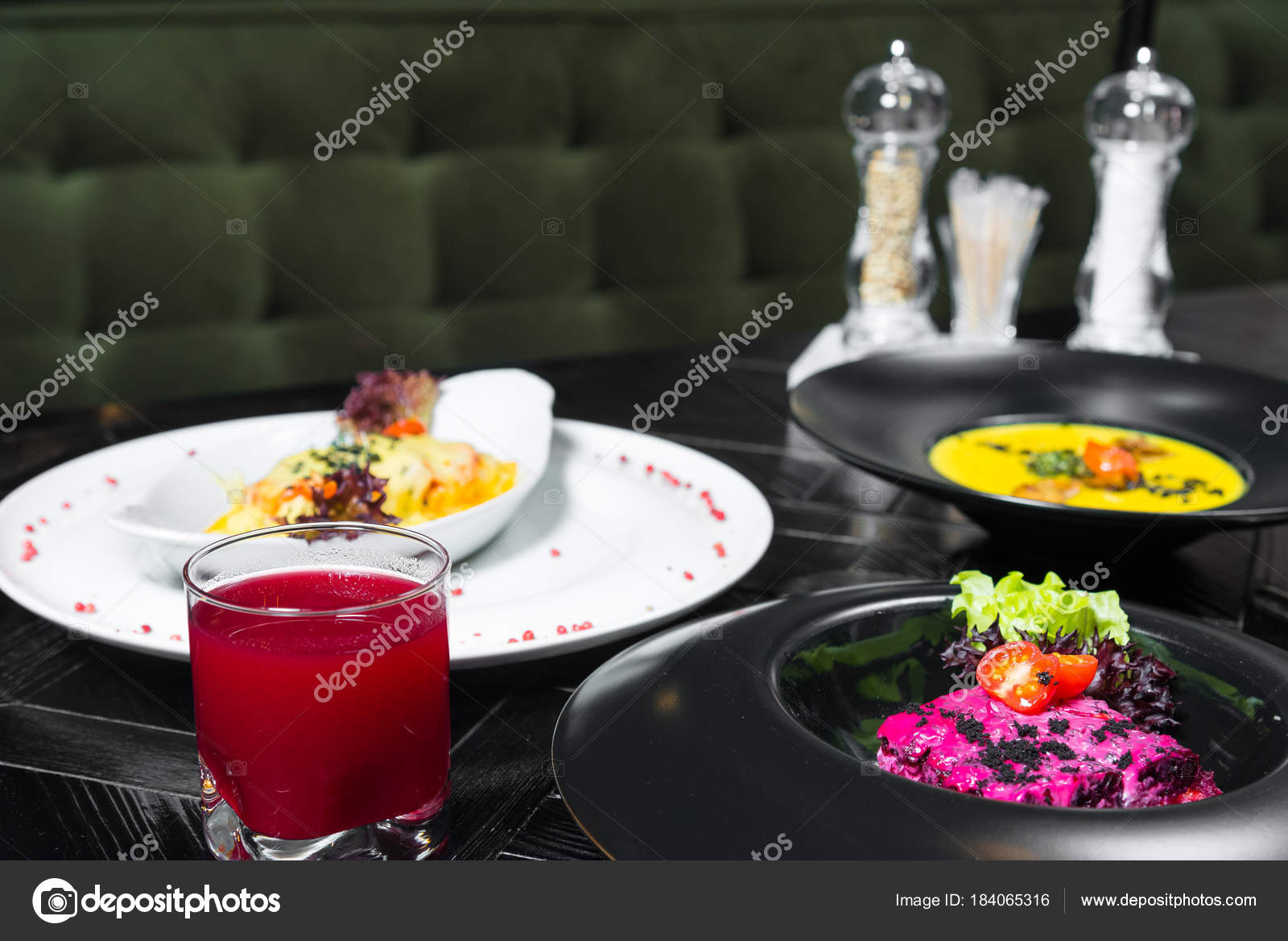 Set Dinner Of Three Courses Chef S Specialty Presented In